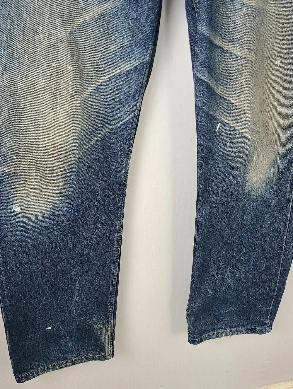 Levi's 505 Regular Fit Y2K Faded Paint Distressed Jeans